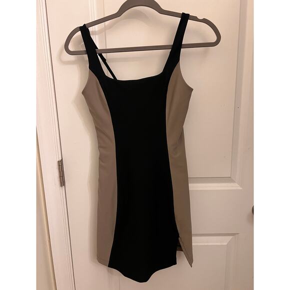 Abercrombie & Fitch YPB Color Block Sculptlux Mini Dress Tennis Sporty Golf Gym - Picture 4 of 9